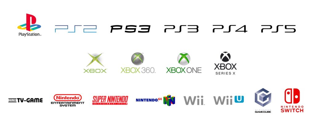 Playstation, Nintendo and XBOX Console Logo to show the repair options in Wellington